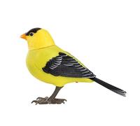 Robot Bird Singing And Chirping Bird Toy Simulate The Chirping Of Birds Battery Operated Realistic Singing Chirping Birds For Home Decoration Light & Voice Control (Without Battry) (Yellow, One Size)