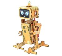 Robot Building Kit - 30cm Wooden Engineering Model, Science Robotics Construction Toy, Stem Learning Puzzle | Educational Mechanical Assembly Set for Kids Teens Home School Classroom Creativity Skill