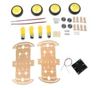 Robot Car Chassis with Battery Box Speed Measurement / Tracking / Bluetooth Compatible Remote Control Car Accessories