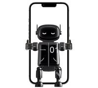 Robot Car Phone Holder,Robot Design Auto Air Vent Clip Holder - Phone Stand Cradle, Vehicle Phone Mount, Air Vent Cell Phone Holder Car, Automatic Grab Phone Holder for Car Vent