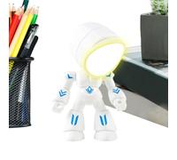 Robot Cartoon Night Light, Robot Figure Lantern Lamp, Fun Soft Glow Nightlight for Valentine Birthday Easter Holiday Home Bedroom Reading Learning Relaxation Children Decoration