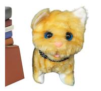 Robot Cat - 160G Soft Plush Animal | Meow Electronic Animal Walking And Barking | Toy For Classroom Entertainment, Sensory Learning And Play Barking Meo Technology