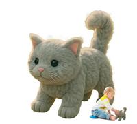 Robot Cat - Electric Realistic Cat Plush | Interactive Toy Figures for Girl Boys Home Offices Family Son Daughter Valentine's Day Mother's Day Thanksgiving