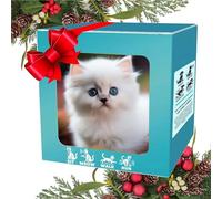 Robot Cat - Interactive Robotic Pet with Realistic Barking & Meowing Sounds - Electronic Plush Stuffed Animal for Kids