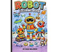 Robot Coloring Book for KidsFun Robots | A5 Size | Perfect for Travel & Quiet Time
