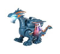 Robot Dinosaur Toy - Learning Game with Light, Walking Motorized Design, Sound Effects, Plestic Construction | Interactive Stem Play Set for Kids 3 12 Boys Girls Party Home Nursery Family Gathering