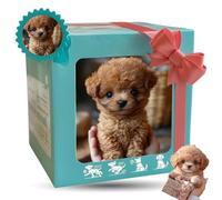 Robot Dog for Adults, Barking Dog Toy, Robot Dogs That Act Like Real Dogs, Simulation Plush Walking Dog Toys, Bark And Wag Its Tail, Lifelike Robotic Puppy Companion for Kids & Adults A
