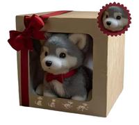 Robot Dog for Adults Realistic Robot Puppy Robotic Dog Nodding, Wagging Its Tail, That Act Like Real Dogs for Parties Style D