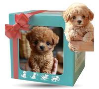 Robot Dog for Kids, 2025 New AI Robotic Dog, Nicoo - My Realistic Robot Puppy That Acts Like a Real Puppy - Walking, Barking, Tail Wagging, Suitable for Children Under The Age of 5(Without a battery)