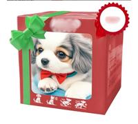 Robot Dog for Kids, 2025 New AI Robotic Dog, Nicoo - My Realistic Robot Puppy That Acts Like a Real Puppy - Walking, Barking, Tail Wagging, Suitable for Children Under The Age of 5(Without a battery)