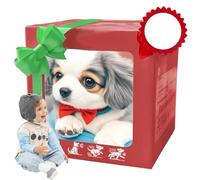 Robot Dog for Kids, 2025 Robot Dog, My Realistic Robot Puppy That Acts Like a Real Puppy for Walking, Barking, Creative Animal Plush Toy D