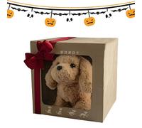 Robot Dog - Interactive Robotic Puppy Toy, My Realistic Robot Puppy Smart Soft Plush Pet With Barking, Sitting & Wagging, Electronic Pet Present For Kids Adults