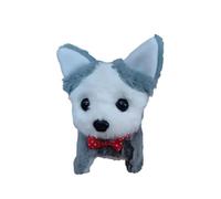 Robot Dog - Interactive Robotic Puppy Toy, My Realistic Robot Puppy Smart Soft Plush Pet With Barking, Sitting & Wagging, Electronic Pet Present For Kids Adults