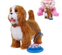 Robot Dog - Interactive Walking Toy Pet, Barking Companion with Motion Sensors AI Response, Soft Plush Build Function, Ideal for Birthday Nursery Playtime