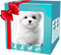 Robot Dog, My Realistic Robotic Puppy, Interactive Robotic Puppy Toy with Realistic Walking, Barking, Sitting & Running, Electronic Pet Gift for Kids Adults (A)