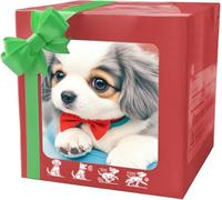 Robot Dog, My Realistic Robotic Puppy, Interactive Robotic Puppy Toy with Realistic Walking, Barking, Sitting & Running, Electronic Pet Gift for Kids Adults (F)