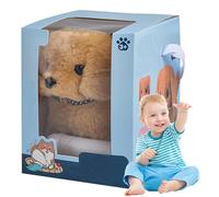 Robot Dog Plush - Interactive Walking Barking Puppy Toy, Soft Plush Electronic Pet | Indoor Outdoor Play Gift For, Interactive Walking Plushes Puppy, Toy Puppys.