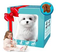 Robot Dog Plush Toy, My Realistic Robot Puppy Walks, An Interactive Puppy Toy That Can Walk, Bark And Wag Its Tail An Adult Dog That Behaves Like A Real Dog, And Plush Toys For Boys And Girls E