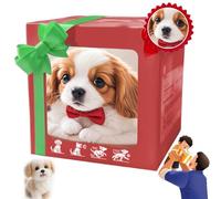 Robot Dog, Realistic Robot Puppy, Walking Interactive Electronic Pet Plush Toy Gift for Kids Adults（white） brown1