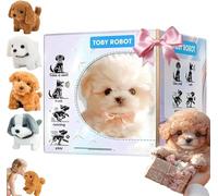 Robot Dog - Realistic Robotic Puppy That Walks, Barks & Wags Tail, Interactive Ai Pet Dog Toy for Kids & Adults, Nico Electronic Puppy Dogs That Acts like (D)