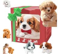 Robot Dog - Realistic Robotic Puppy That Walks, Barks & Wags Tail, Interactive Ai Pet Dog Toy for Kids & Adults, Nico Electronic Puppy Dogs That Acts like (B)