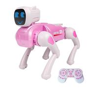Robot Dog, Smart Voice Control Interactive Pet, Educational Walking Companion Toy, Fun Learning Entertainment Gift, Advanced Robotic Animal Gadget, for Kids Girls Indoor Outdoor Play Travel 12 inches