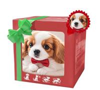 Robot Dog Toy, 2025 New Ai Robotic Dog with Realistic Walking, Barking, Sitting & Running, for Children Under The Age of 10（Without a Battery）, Gift for Boys Girls and Adults SaintBernardBrown