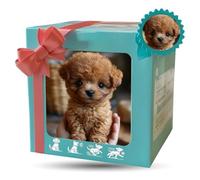 Robot Dog Toy, 2025 New Ai Robotic Dog with Realistic Walking, Barking, Sitting & Running, for Children Under The Age of 10（Without a Battery）, Gift for Boys Girls and Adults brown