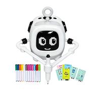 Robot Drawing Machine - Coding Robot Set For Kids Aged 4-10, Programmable Robott Toy Electronic Robotic With DIY Programming Module For Early Physical Programming Learning STEM Educational Toy Back T