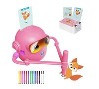 Robot Drawing Machine for Kids - with 100 Cards Educational Interactive Smart | Drawing Robot Art Painting Machine - for Prechoolers Kindergarten Students Boys Girls Children Family