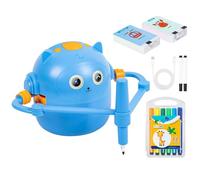 Robot Drawing Machine, Interactive Educational Toy, 25x20cm Painting Device with 100 Cards, ABS Material Learning Tool, Art Robot Creative Feature, Machine for Kindergarten Students Children Use