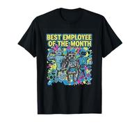 Robot Employee of The Month Office Humor AI Replace Human T-Shirt