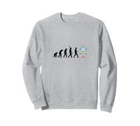 Robot Evolution AI & Science Engineer Human Machine Sweatshirt