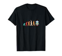 Robot Evolution AI & Science Engineer Human Machine T-Shirt