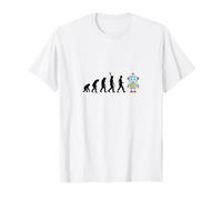 Robot Evolution AI & Science Engineer Human Machine T-Shirt