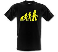 ROBOT EVOLUTION BIG BANG THEORY Evolution of Man Gamer Gildan Heavy Cotton Children's t-shirt. AGES from 5-15 years