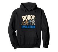 Robot Evolution Robotics Coder Humor Automation Nerd Pullover Hoodie