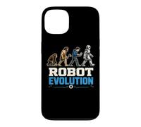 Robot Evolution Robotics Coder Humor Automation Techs Case for iPhone 13