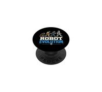 Robot Evolution Robotics Coder Humor Automation Techs PopSockets Adhesive PopGrip