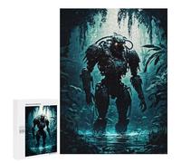 Robot Exploring Forest, 500 PCS Challenging Puzzle for Adults, Year-End Present - for Detail-Focused Puzzlers