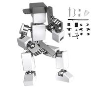 Robot Figure Set - Motion Articulated Action, Collectible Figure Kit Model, Durable Display Toy with Flexible Articulated Design | Animazi Installation Package