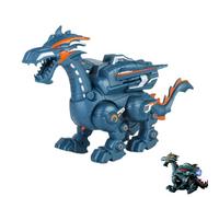 Robot Figure - STEM Learning Toy for Children | Walking Mechanical Dinosaur with Flashing Lights and Realistic Sounds, Fun Birthday Present for Boys Girls Ages 3 to 12, Indoor Playroom Adventure