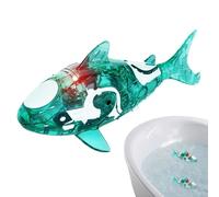 Robot Fish Toy - Water Activated Light Up + Robot Fish Toy | Automatic Interactive Robots Shark, Fishes Bath Activity, Realistic Effect | Suitable For Bathtub Pool Play With Boys Girls Kids Friends