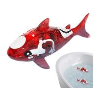 Robot Fish Toy - Water Activated Light Up + Robot Fish Toy | Automatic Interactive Robots Shark, Fishes Bath Activity, Realistic Effect | Suitable For Bathtub Pool Play With Boys Girls Kids Friends