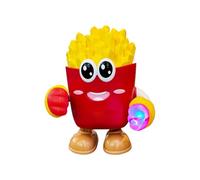 Robot for Kids, Dance Robot, Electric Music Light French Fries Design Doll for Home Indoor Kids Entertainment Play Learning Fun