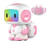Robot for Programmable and Rechargeable with Light and Music, Remote Control Robot Interactive Toys | for Boys and Girls Family Home School Game Travel Camping Picnic Birthday Party