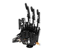 Robot Hand Five Fingers Solely Movement Bionic Robot Mechanical Arm Hand DIY Robot（Left Hand）