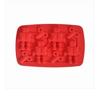 Robot Ice Tray Easter Ice Maker Hip-hop Style Ice Box Ice Tray Ice Mold Creative Ice Cube Mold Mini Figure Robot Ice Cube