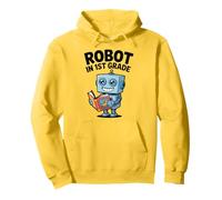 Robot In First Grade Cute Reading Back To School Pullover Hoodie
