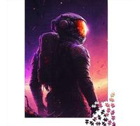 Robot In Space Puzzle Jigsaws 1000 Pieces for Adults & Teenager Age 12 Years Up Christmas Eve Gifts 1000pcs (38x26cm)